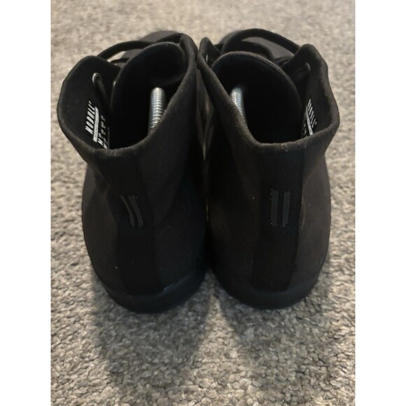 Nobull Mens 11 Womens 12.5 Mid Top Trainers Unisex Black Lace Up Sneakers main image 6